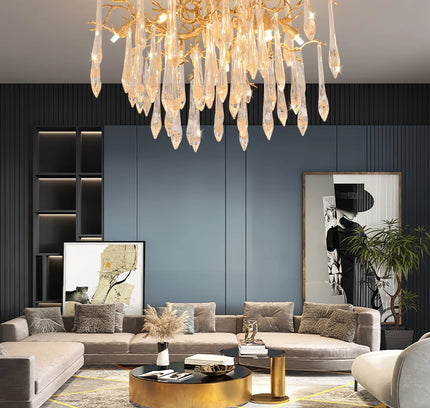 Chandelier GLAM LAZE by Rodesigne — designer chandelier, custom lighting by RODESIGNE