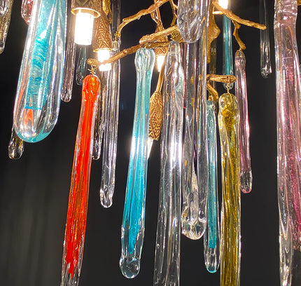 Chandelier GLAM LAZE by Rodesigne — designer chandelier, custom lighting by RODESIGNE