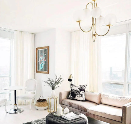 Chandelier GOOSENECK by Rodesigne — glass designer chandelier, custom lighting by RODESIGNE