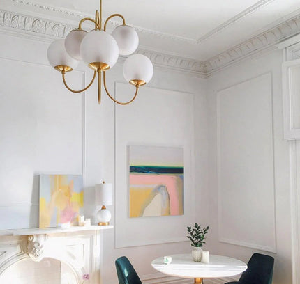 Chandelier GOOSENECK by Rodesigne — glass designer chandelier, custom lighting by RODESIGNE