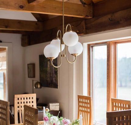 Chandelier GOOSENECK by Rodesigne — glass designer chandelier, custom lighting by RODESIGNE