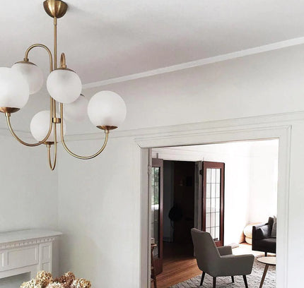 Chandelier GOOSENECK by Rodesigne — glass designer chandelier, custom lighting by RODESIGNE