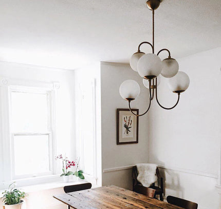 Chandelier GOOSENECK by Rodesigne — glass designer chandelier, custom lighting by RODESIGNE