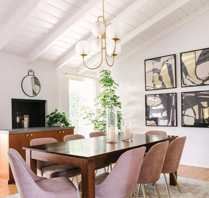 Chandelier GOOSENECK by Rodesigne — glass designer chandelier, custom lighting by RODESIGNE