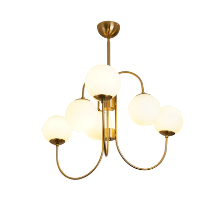 Chandelier GOOSENECK by Rodesigne — glass designer chandelier, custom lighting by RODESIGNE