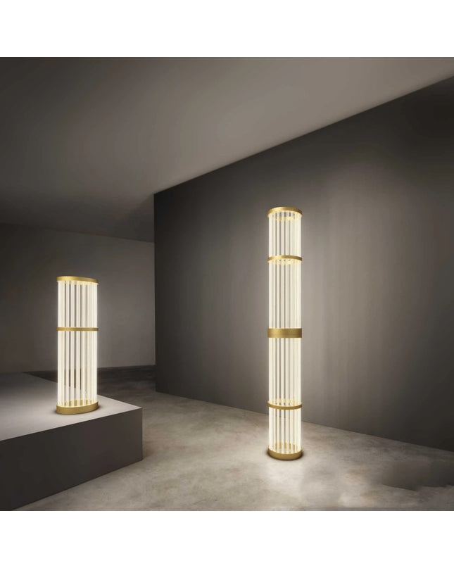 Floor lamp PILARO by Rodesigne — copper column floor lamp