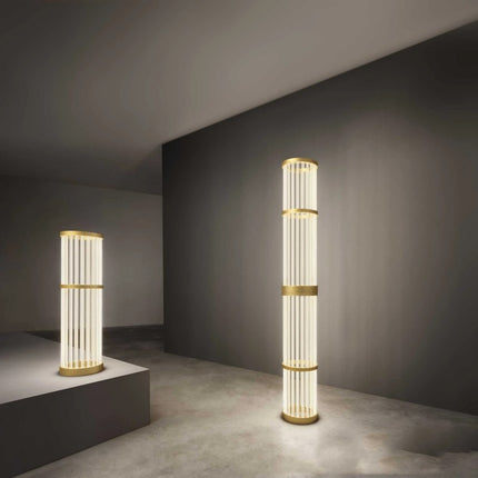 Floor lamp PILARO by Rodesigne — copper column floor lamp