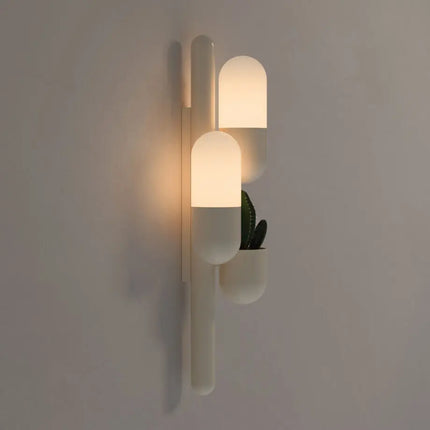 Wall lamp (Sconce) CACTO by Rodesigne — glass wall lamp