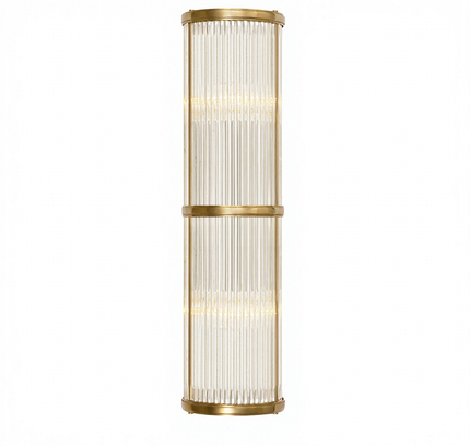 Wall lamp (Sconce) RIGATO by Rodesigne — ribbed glass sconce