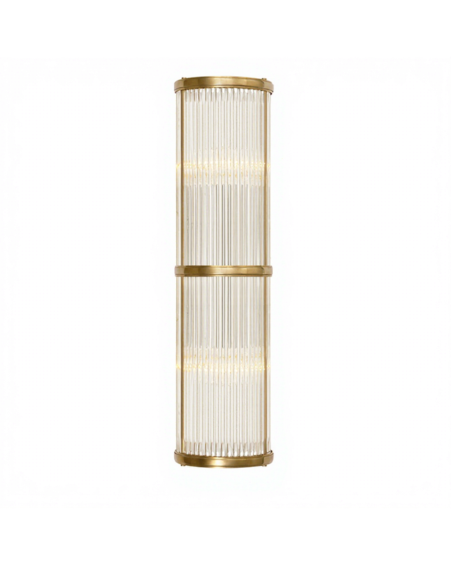 Wall lamp (Sconce) RIGATO by Rodesigne — ribbed glass sconce