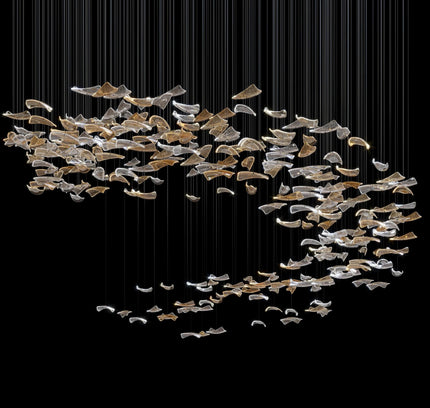 Chandelier VETRO by Rodesigne — art glass cluster