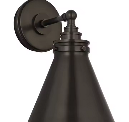 Wall lamp (Sconce) OSTERIA by Rodesigne — black