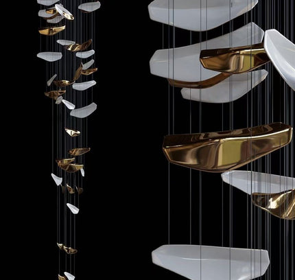 Chandelier VOLARE by Rodesigne — staircase