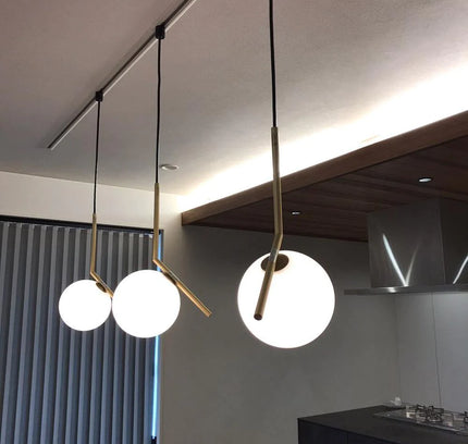 Pendant lamp IC by Rodesigne — glass modern pendant light, custom designer lighting by RODESIGNE