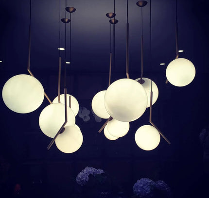 Pendant lamp IC by Rodesigne — glass modern pendant light, custom designer lighting by RODESIGNE