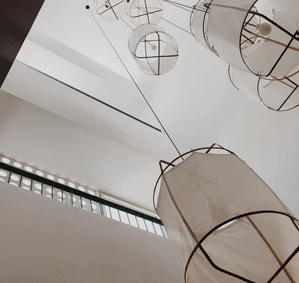 Pendant lamp ILLIUS by Rodesigne — wood modern pendant light, custom designer lighting by RODESIGNE