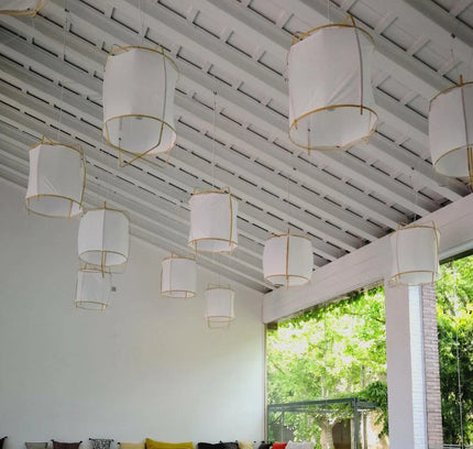 Pendant lamp ILLIUS by Rodesigne — wood modern pendant light, custom designer lighting by RODESIGNE