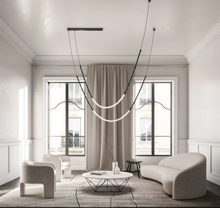 Chandelier LEDA by Rodesigne — brass designer chandelier, custom lighting by RODESIGNE