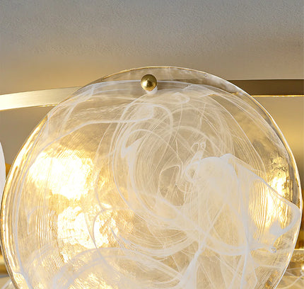 Chandelier LOIRE by Rodesigne — glass designer chandelier, custom lighting by RODESIGNE