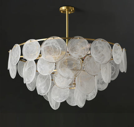 Chandelier LOIRE by Rodesigne — glass designer chandelier, custom lighting by RODESIGNE