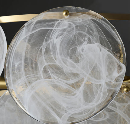 Chandelier LOIRE by Rodesigne — glass designer chandelier, custom lighting by RODESIGNE