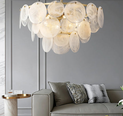Chandelier LOIRE by Rodesigne — glass designer chandelier, custom lighting by RODESIGNE