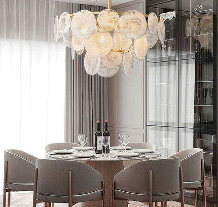 Chandelier LOIRE by Rodesigne — glass designer chandelier, custom lighting by RODESIGNE