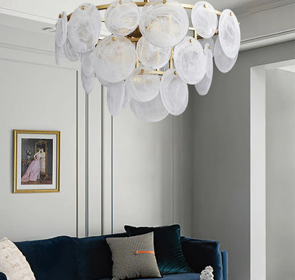Chandelier LOIRE by Rodesigne — glass designer chandelier, custom lighting by RODESIGNE