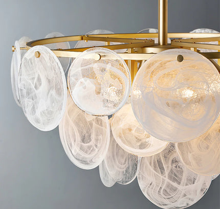 Chandelier LOIRE by Rodesigne — glass designer chandelier, custom lighting by RODESIGNE