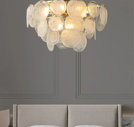 Chandelier LOIRE by Rodesigne — glass designer chandelier, custom lighting by RODESIGNE