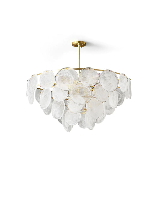 Chandelier LOIRE by Rodesigne — glass designer chandelier, custom lighting by RODESIGNE