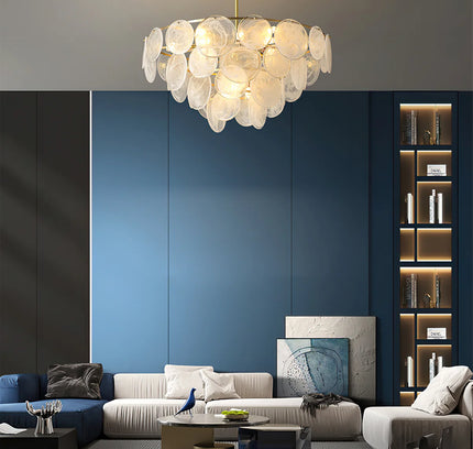 Chandelier LOIRE by Rodesigne — glass designer chandelier, custom lighting by RODESIGNE