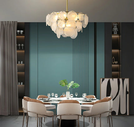 Chandelier LOIRE by Rodesigne — glass designer chandelier, custom lighting by RODESIGNE