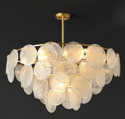 Chandelier LOIRE by Rodesigne — glass designer chandelier, custom lighting by RODESIGNE