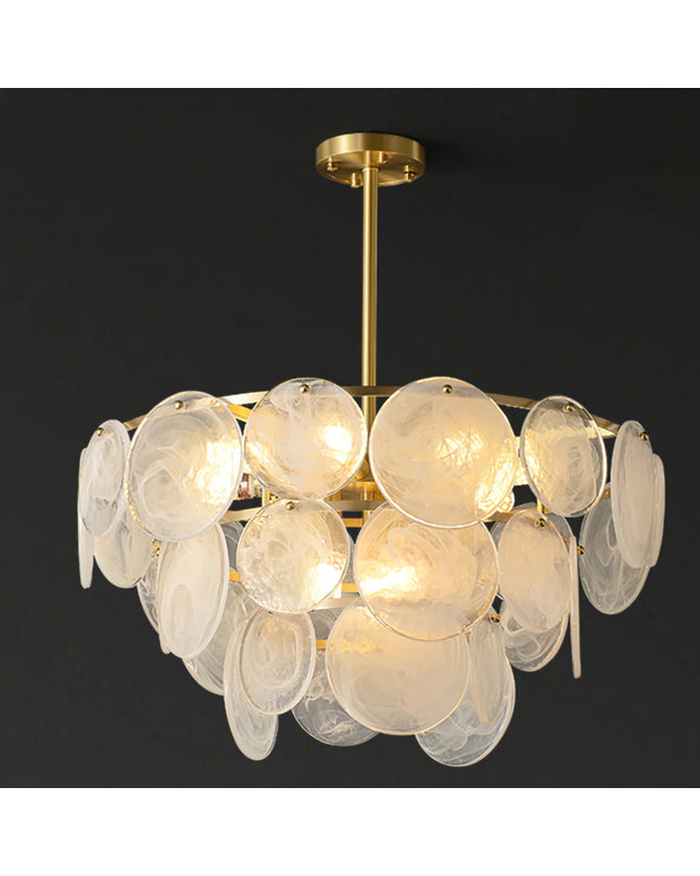 Chandelier LOIRE by Rodesigne — glass designer chandelier, custom lighting by RODESIGNE
