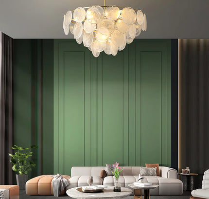 Chandelier LOIRE by Rodesigne — glass designer chandelier, custom lighting by RODESIGNE