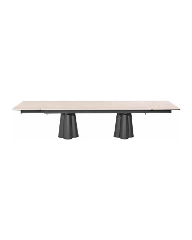 MARRAKECH Extendable Table W/Ceramic Top — Outdoor by Rodesigne