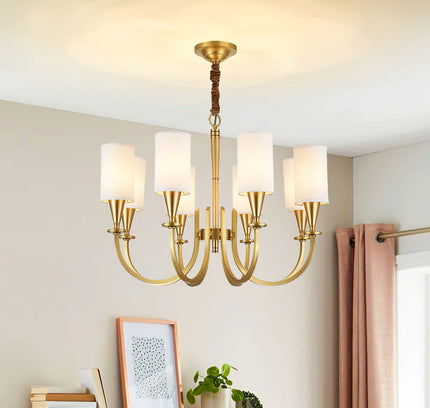 Chandelier VASON by Rodesigne — brass designer chandelier, custom lighting by RODESIGNE
