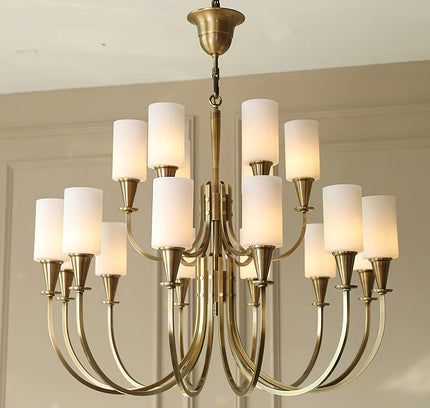 Chandelier VASON by Rodesigne — brass designer chandelier, custom lighting by RODESIGNE