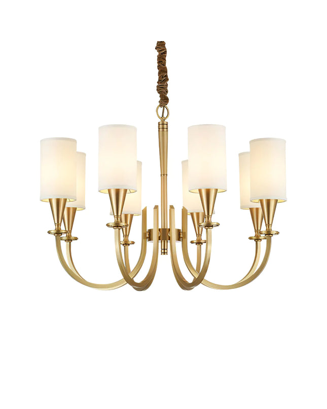 Chandelier VASON by Rodesigne — brass designer chandelier, custom lighting by RODESIGNE