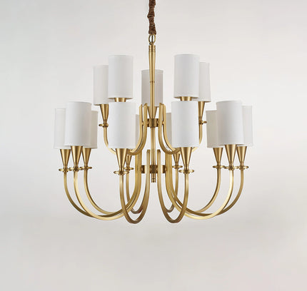 Chandelier VASON by Rodesigne — brass designer chandelier, custom lighting by RODESIGNE
