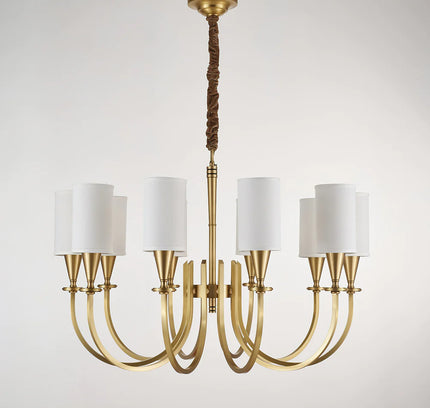 Chandelier VASON by Rodesigne — brass designer chandelier, custom lighting by RODESIGNE