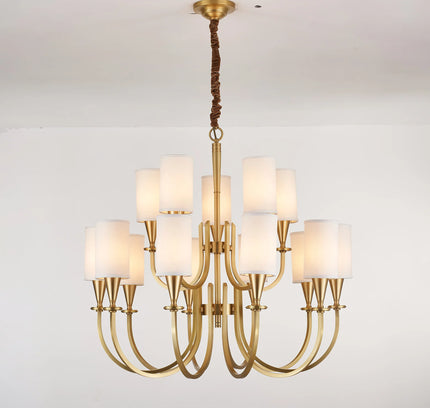 Chandelier VASON by Rodesigne — brass designer chandelier, custom lighting by RODESIGNE