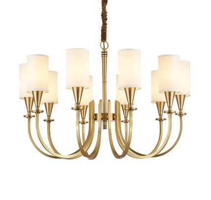 Chandelier VASON by Rodesigne — brass designer chandelier, custom lighting by RODESIGNE