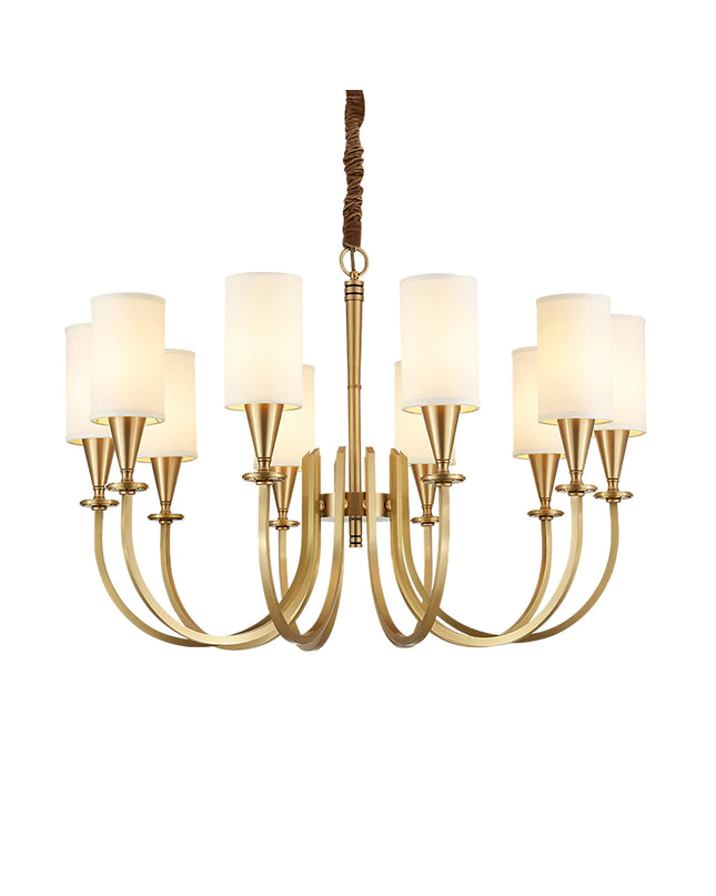 Chandelier VASON by Rodesigne — brass designer chandelier, custom lighting by RODESIGNE