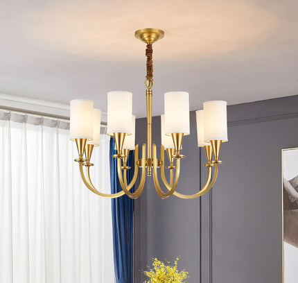 Chandelier VASON by Rodesigne — brass designer chandelier, custom lighting by RODESIGNE