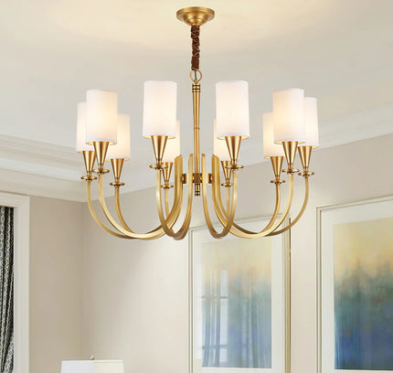 Chandelier VASON by Rodesigne — brass designer chandelier, custom lighting by RODESIGNE
