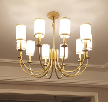 Chandelier VASON by Rodesigne — brass designer chandelier, custom lighting by RODESIGNE
