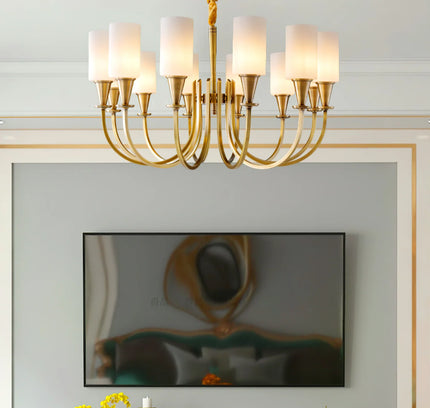 Chandelier VASON by Rodesigne — brass designer chandelier, custom lighting by RODESIGNE