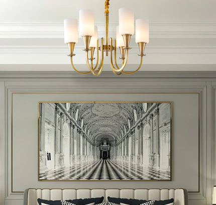 Chandelier VASON by Rodesigne — brass designer chandelier, custom lighting by RODESIGNE